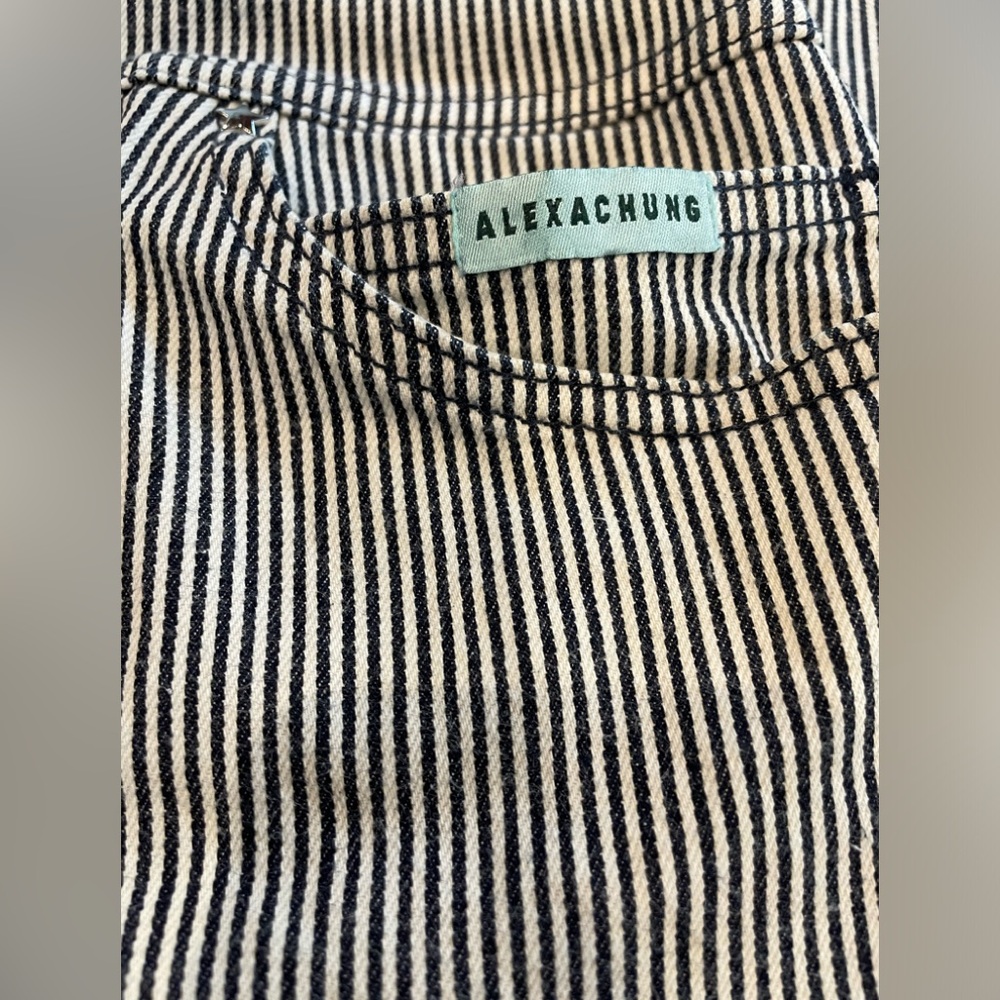 ALEXACHUNG Striped Overalls!!! - Picture 10 of 13